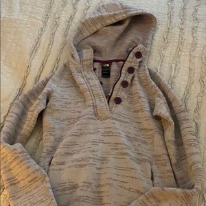 Purple North Face Pullover and Hoodie, Northface